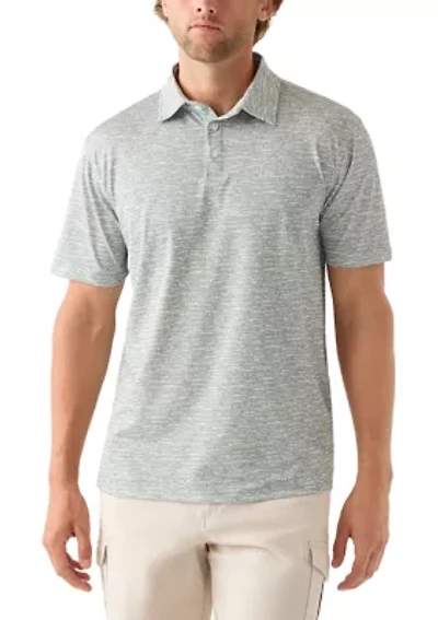 Men's Short Sleeve All-Over Printed Polo Shirt