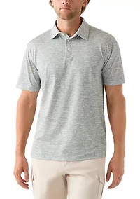 Men's Short Sleeve All-Over Printed Polo Shirt