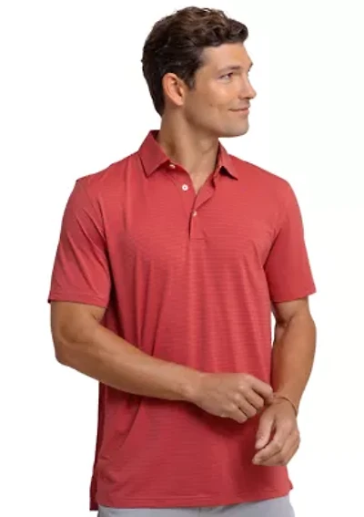 Men's Breeze Meadowbrook Stripe Polo Shirt