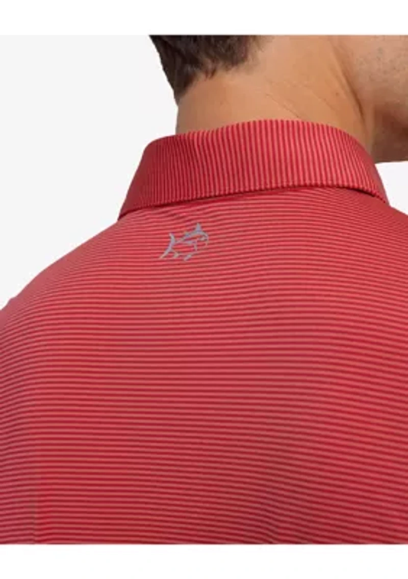 Men's Breeze Meadowbrook Stripe Polo Shirt