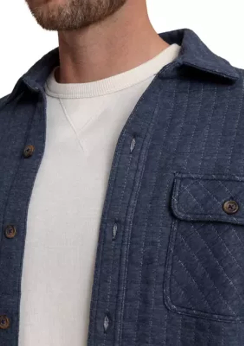 Men's Fairwood Quilted Knit Shacket