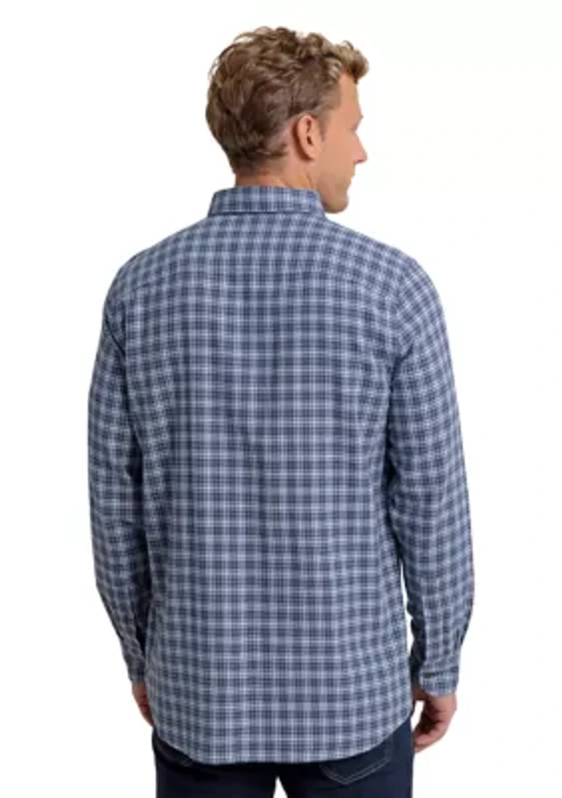 Men's Barnwell Plaid Printed Sport Shirt