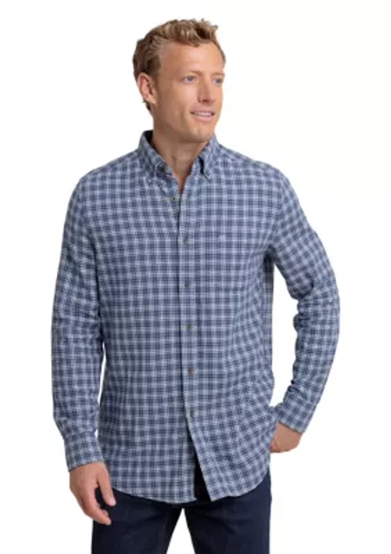 Men's Barnwell Plaid Printed Sport Shirt