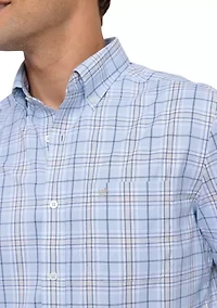Men's River Point Plaid Printed Shirt