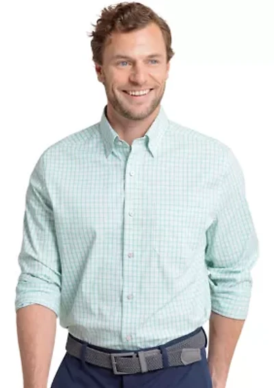 Men's Broad Creek Plaid Charleston Button Down Shirt