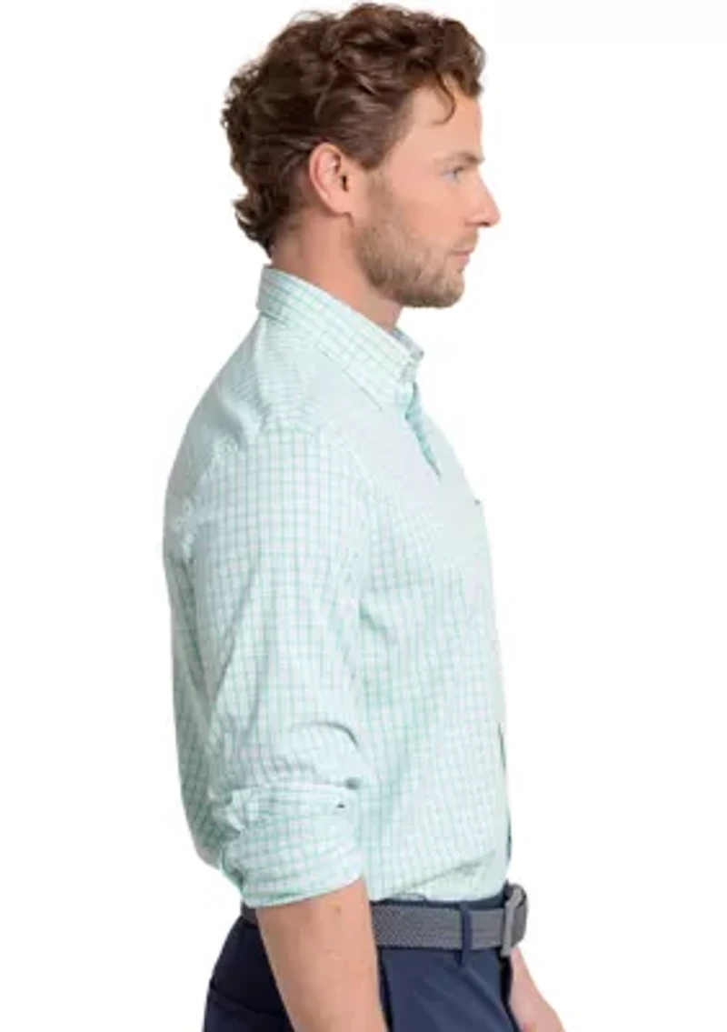 Men's Broad Creek Plaid Charleston Button Down Shirt