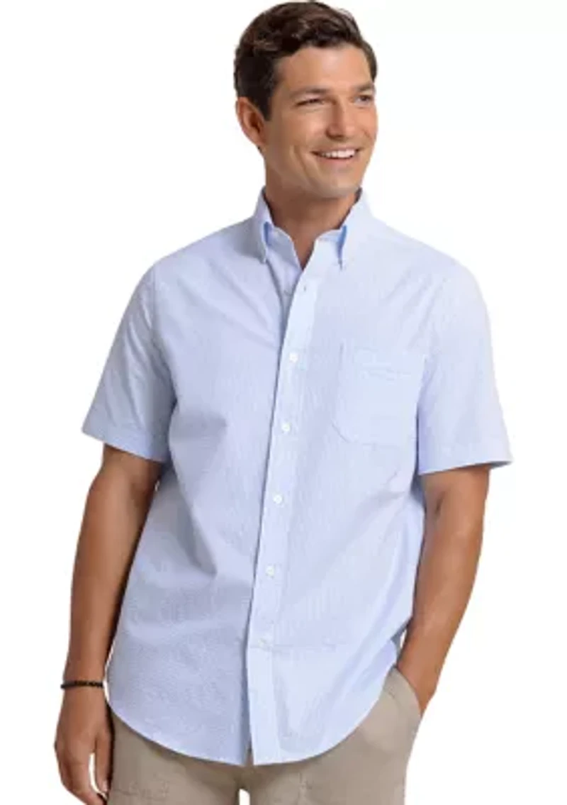 Folly Field Stripe Seersucker Shirt