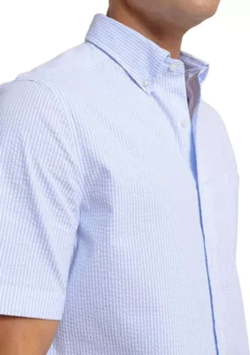 Folly Field Stripe Seersucker Shirt