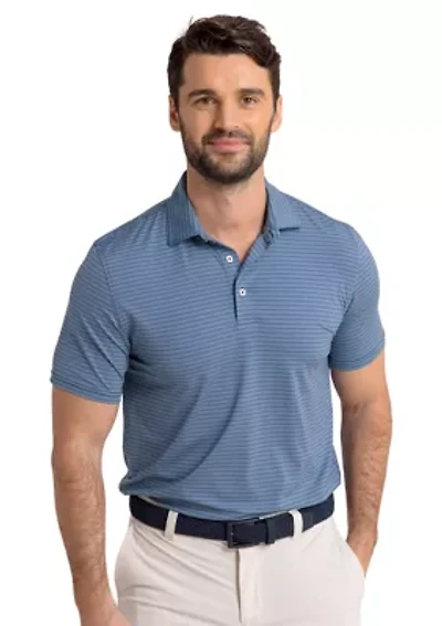 Men's Brrreeze Claxton Stripe Polo Shirt