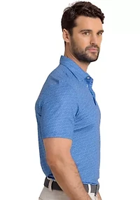Driver Make it Snappy Printed Polo Shirt