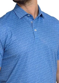 Driver Make it Snappy Printed Polo Shirt