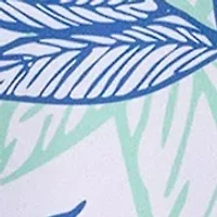 Driver Blue Palms Printed Polo Shirt