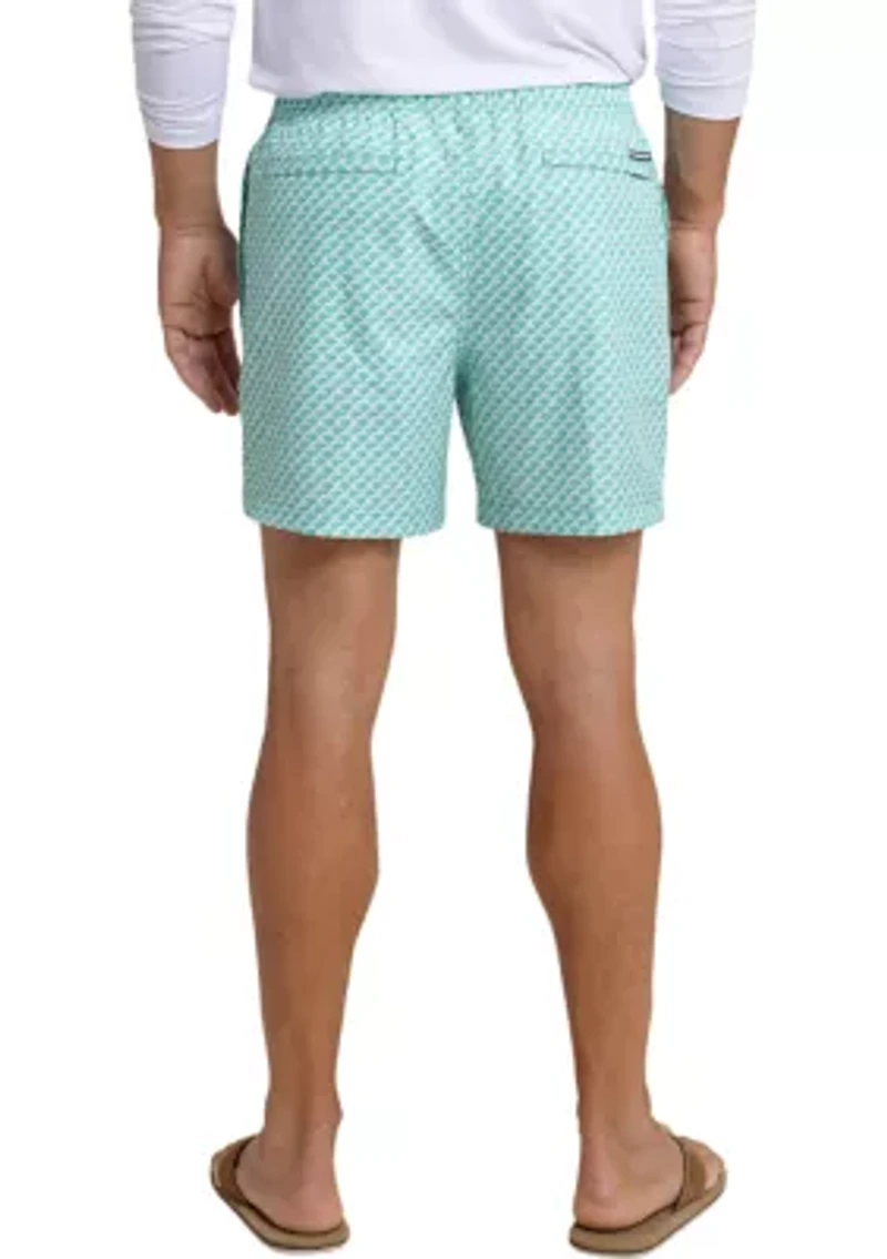 Green There Done That Swim Trunks