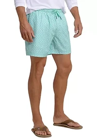 Green There Done That Swim Trunks