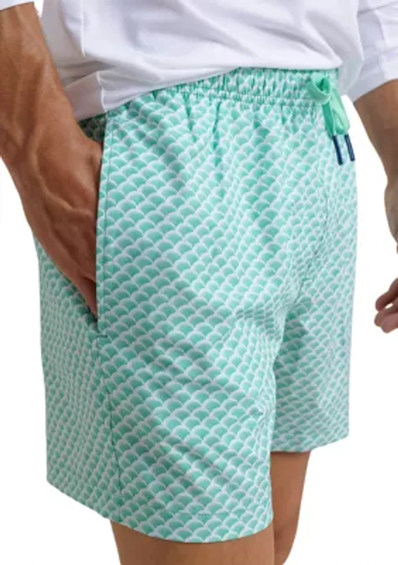 Green There Done That Swim Trunks