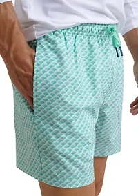 Green There Done That Swim Trunks