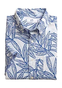 Blue Palms Seersucker Sport Shirt