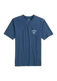 Short Sleeve Tropical Toile Graphic T-Shirt