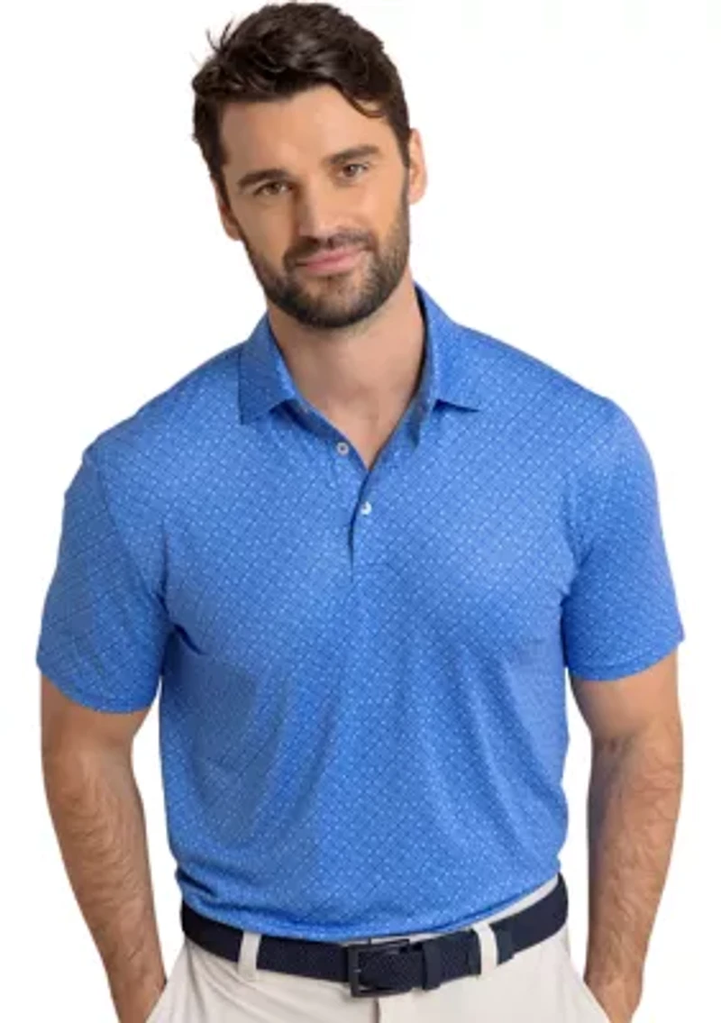 Short Sleeve Driver Snazzy Scales Polo Shirt