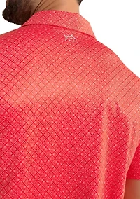 Short Sleeve Driver Snazzy Scales Polo Shirt