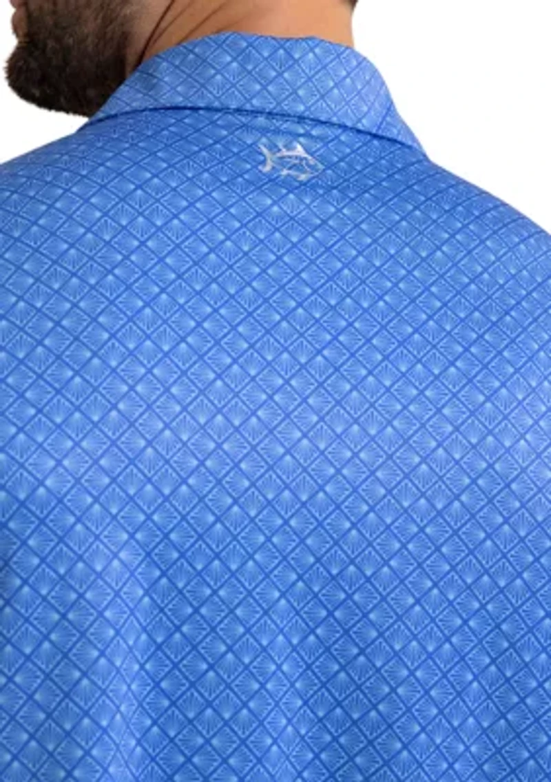 Short Sleeve Driver Snazzy Scales Polo Shirt