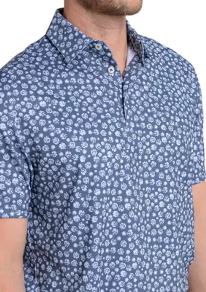 Men's Driver Blossom Bliss Printed Polo Shirt