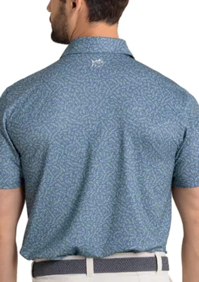 Short Sleeve Driver Iguana Glee Polo Shirt