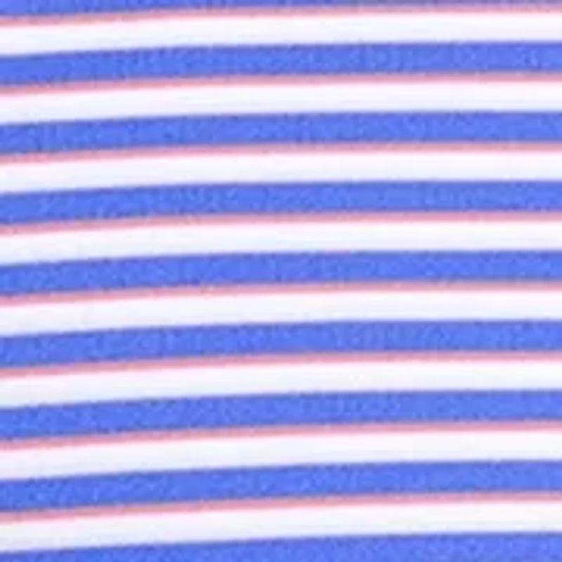 Short Sleeve Driver Caravel Stripe Polo Shirt