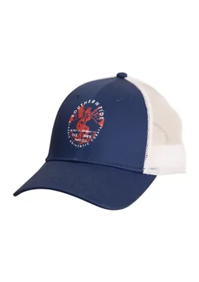 Anchors and Flags Trucker Hat 