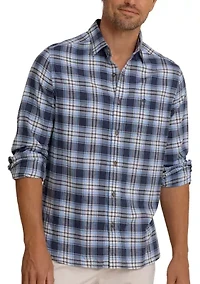 Ashborough Plaid Brushed Twill Shirt