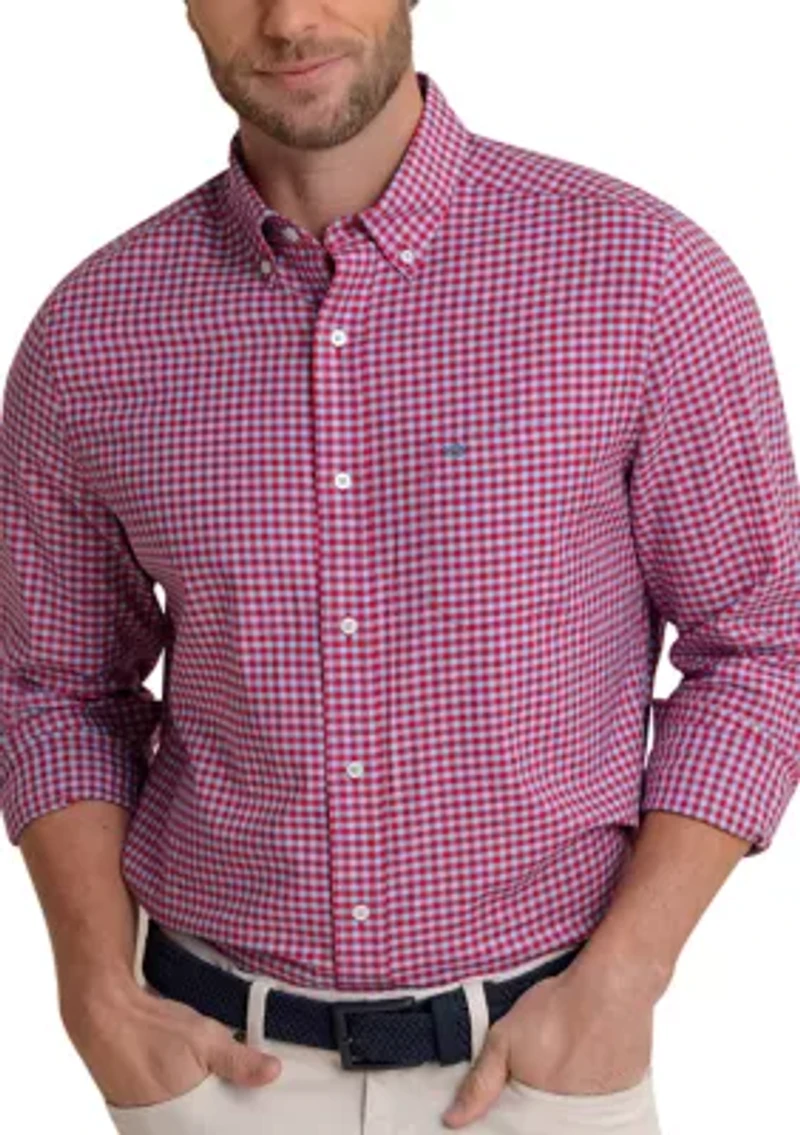 Men's Silver Lake Plaid Skipjack Long Sleeve Shirt