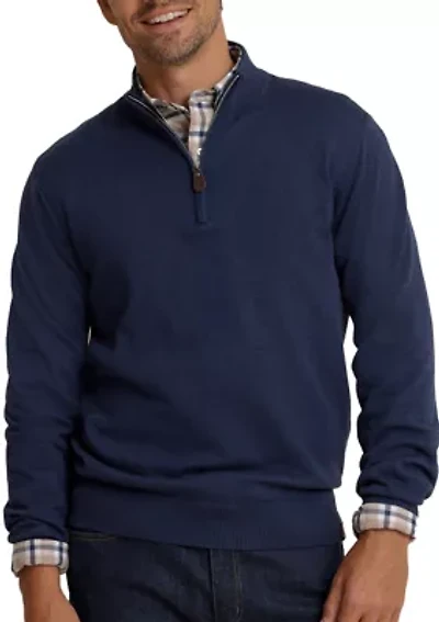 Men's Whitehaven Heather Quarter Zip Sweater