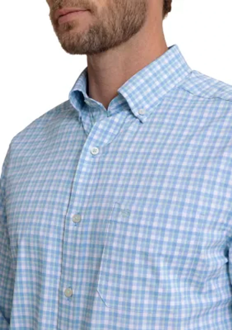 Men's Sunset Harbor Brrr Button Down Shirt