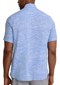 Men's Rolling Waves Short Sleeve Sport Shirt