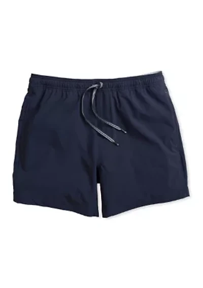 Men's Solid Swim Trunks