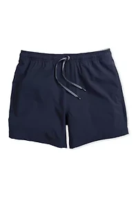 Men's Solid Swim Trunks