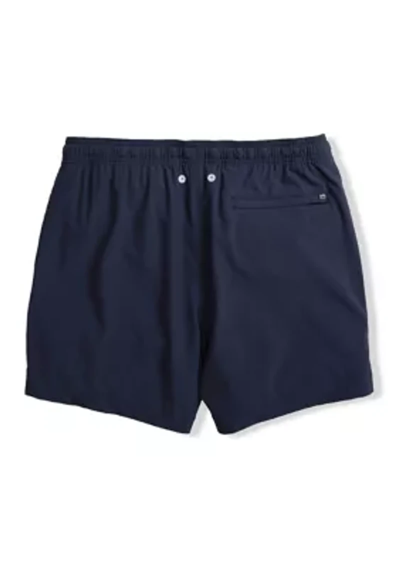 Men's Solid Swim Trunks