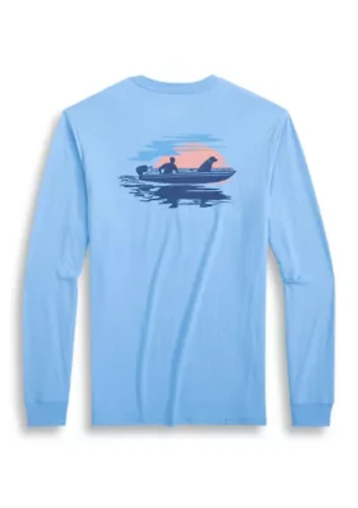 Long Sleeve Sunset Graphic T-Shirt