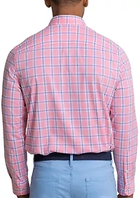 Men's South Beach Coastal Breeze Plaid Shirt