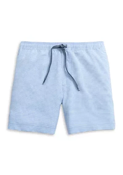 Men's Ocean Breeze Seersucker Swim Shorts