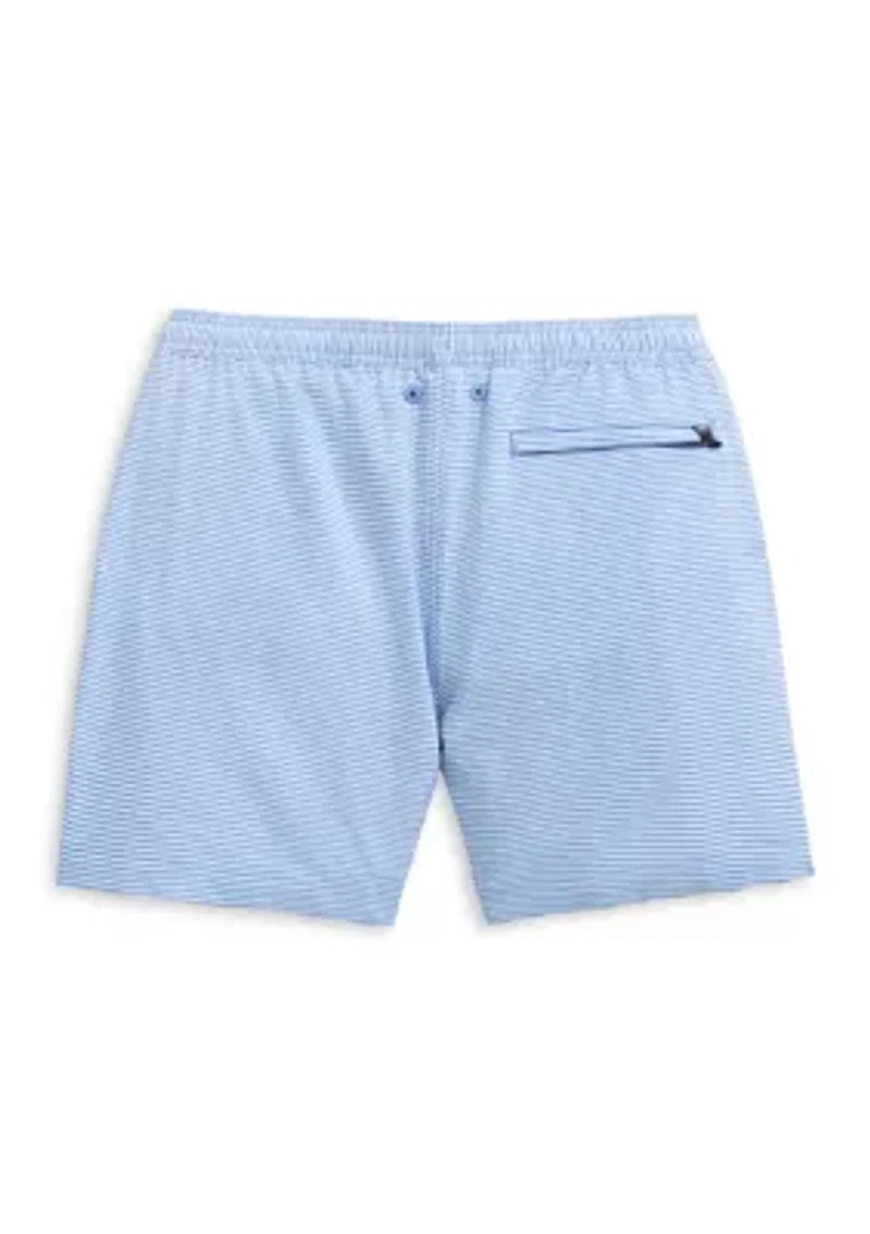 Men's Ocean Breeze Seersucker Swim Shorts