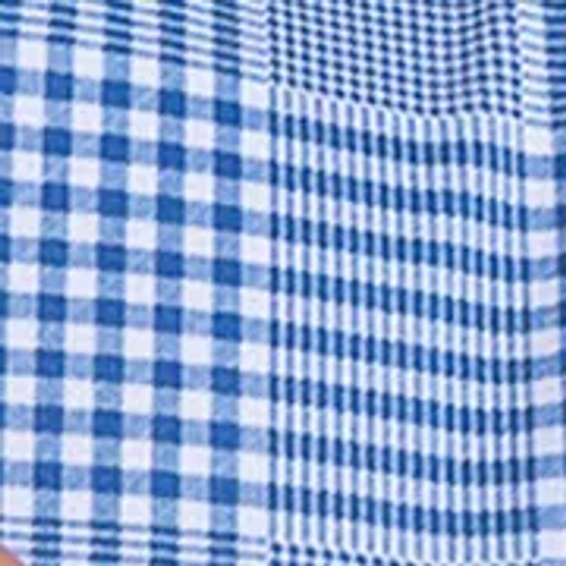 Men's Driver Coral Key Plaid Polo Shirt