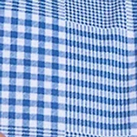 Men's Driver Coral Key Plaid Polo Shirt