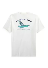Men's Fishing Boat Graphic T-Shirt