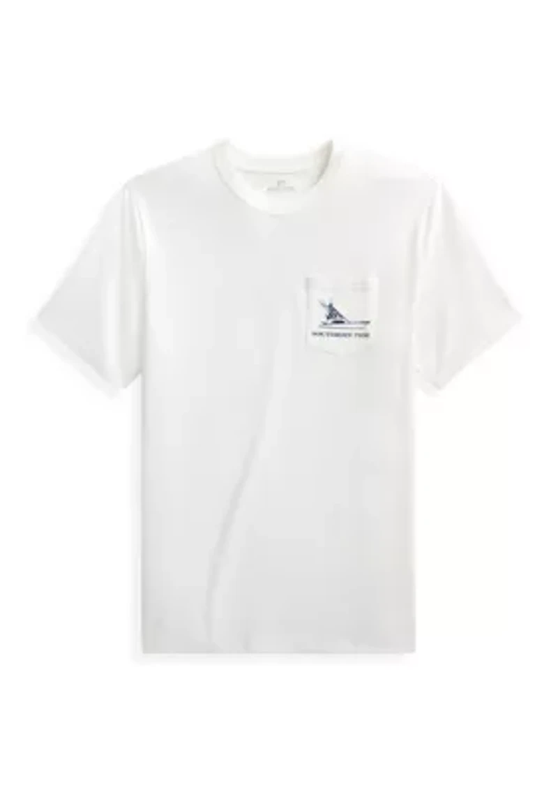 Men's Fishing Boat Graphic T-Shirt