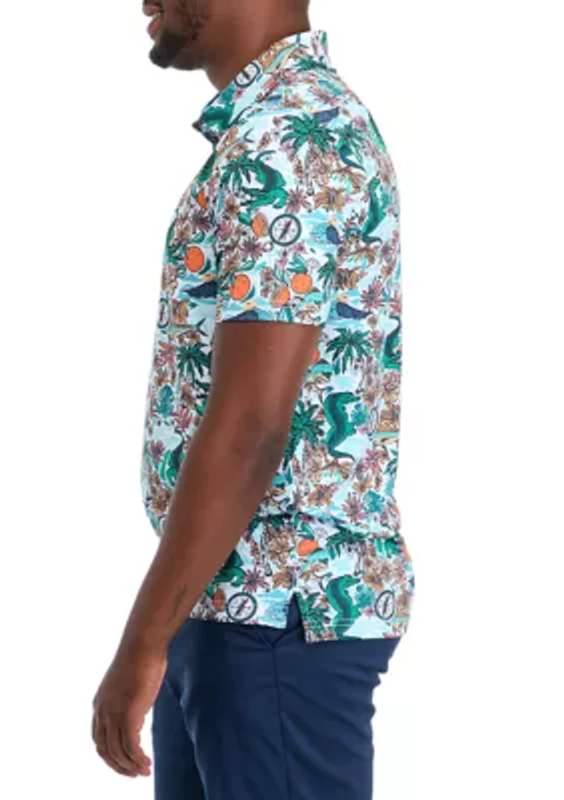 Men's Fish Game Polo Shirt