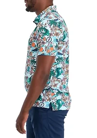Men's Fish Game Polo Shirt