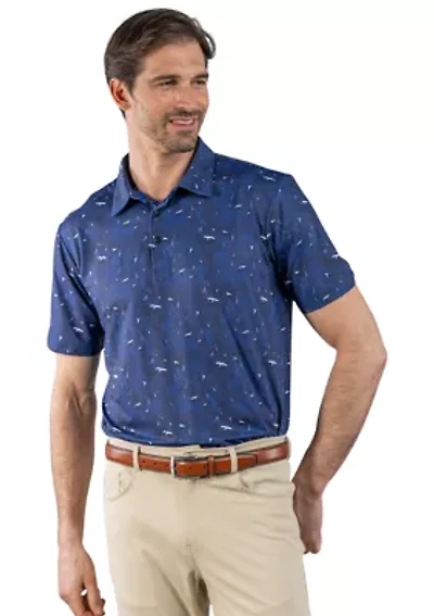 Men's Mag Bay Printed Polo Shirt