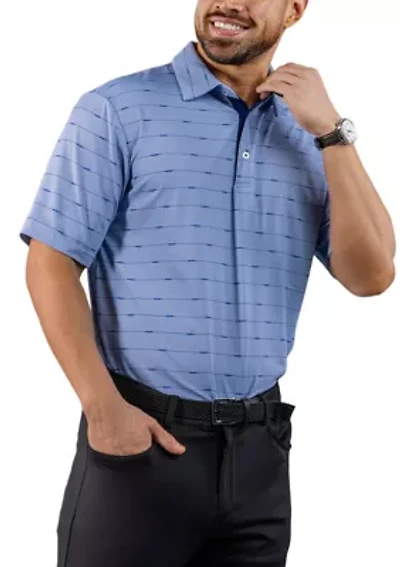Men's Rigging Stripe Polo Shirt