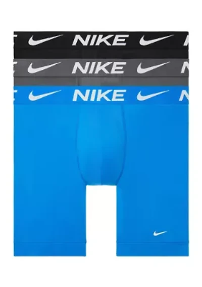 Dri-FIT Essential MicroLong Boxer Briefs (3-Pack)